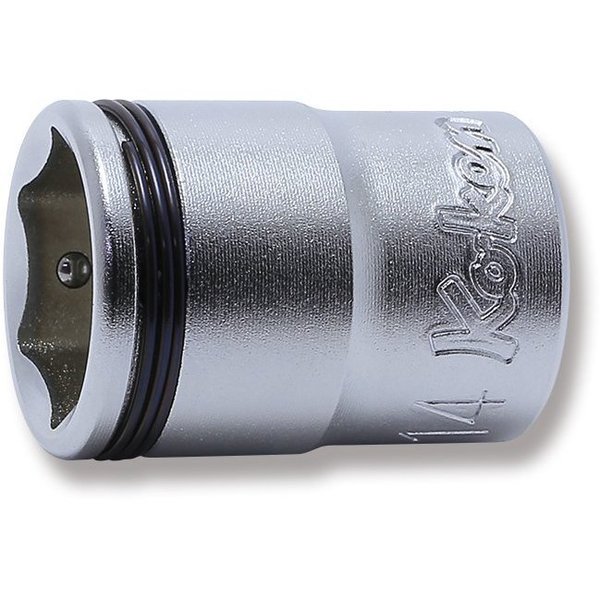 Ko-Ken Socket 14mm Nut Grip 27mm 3/8 Sq. Drive 3450M-14